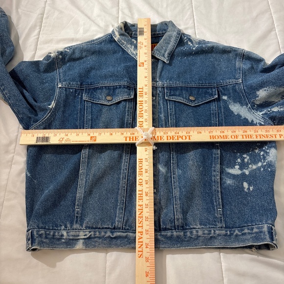 Vintage Calvin Klein 1980’s Washed Denim Jacket Size L - Picture 5 of 8
